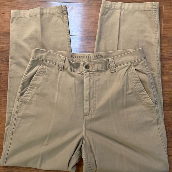 Ruffhewn Men's Slacks Pants Khakis Size 34/30 100% cotton - Picture 2 of 8
